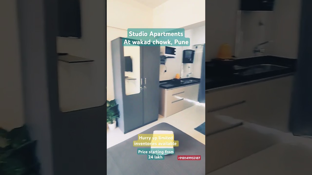 🏡 Studio Apartments at Wakad Chowk, Pune | Starting from ₹24 Lakh | Limited Inventory 🔑✨