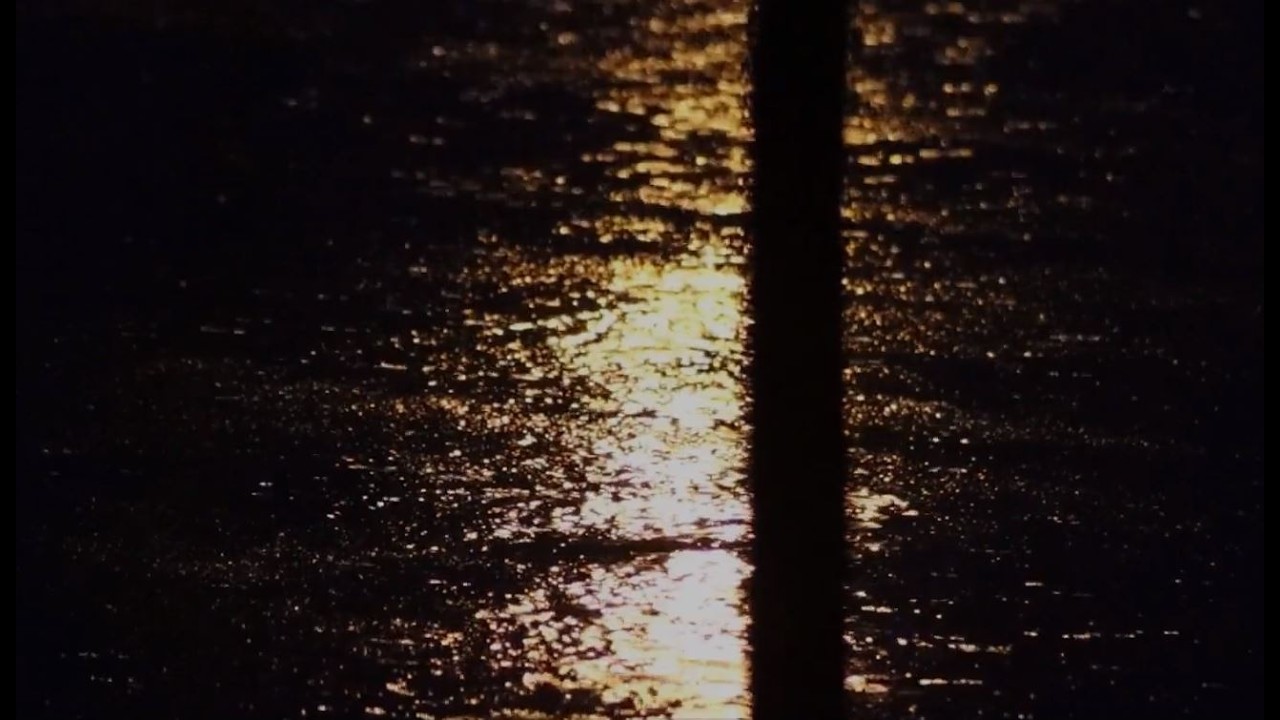 Dark Rain Sounds on Pavement for Sleep | 2 Hours