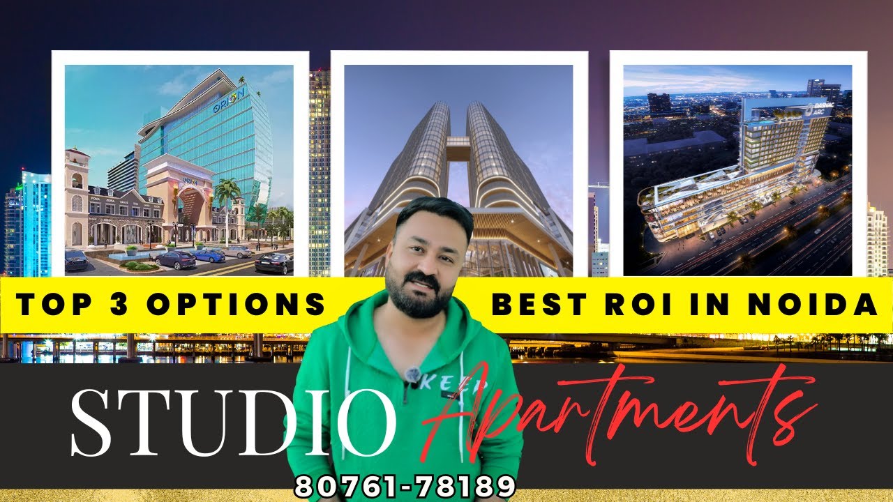 Top 3 Studio Apartments in Noida for High ROI