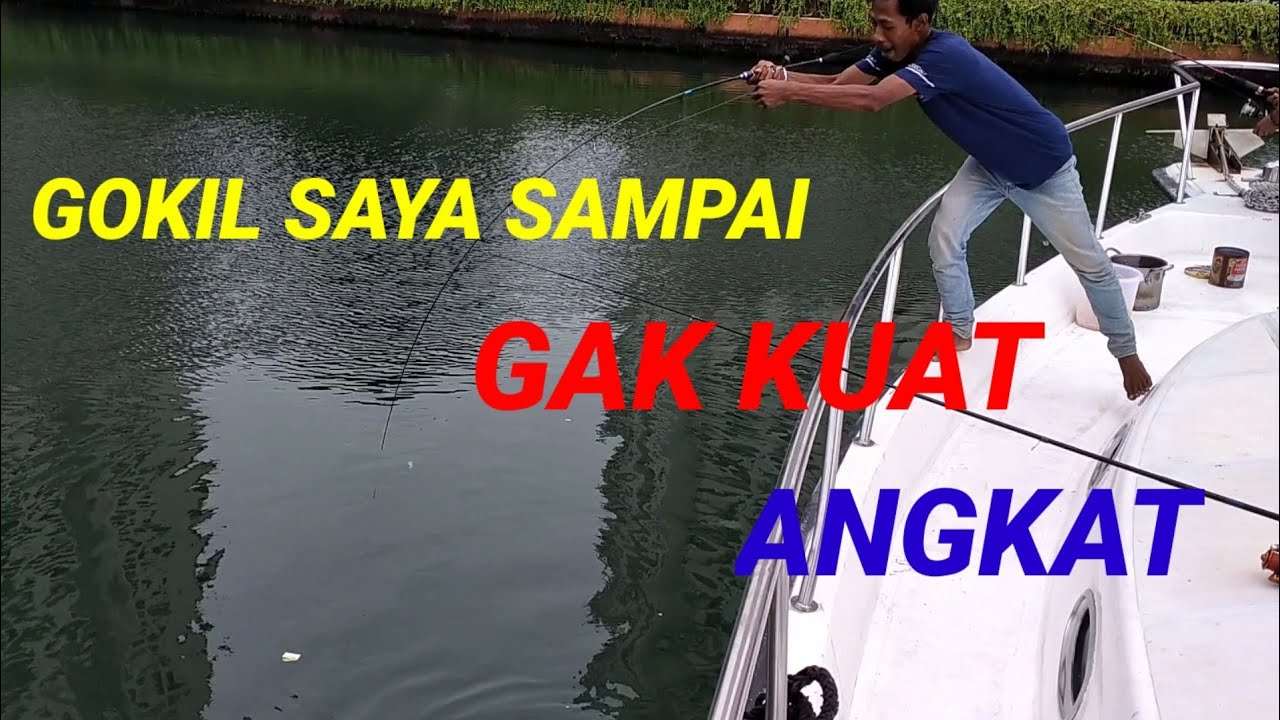 ADA KERGUAN saat saya mau menariknya #hendriklikefishing #mancingikanbandeng