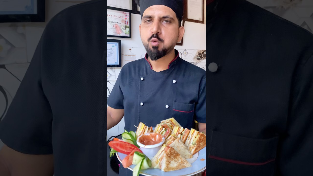 Restaurant Style Chicken Club Sandwich Chef Khalil #chefkhalil #clubsandwich #clubsandwichrecipe