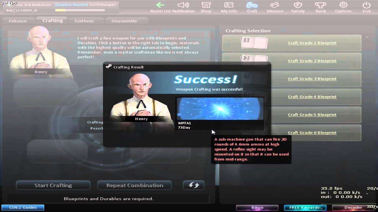 Counter Strike Nexon Zombies: Permanent Durability Crafting (3)