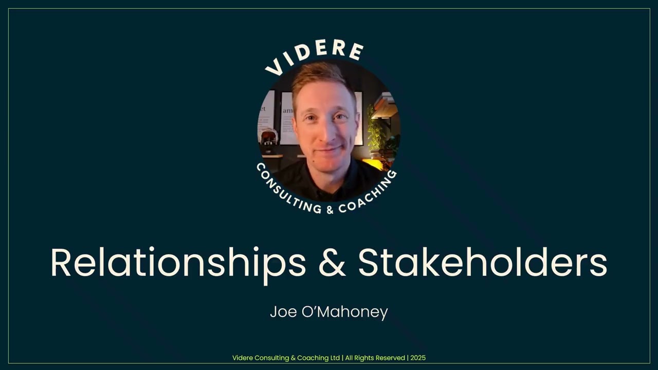 Relationships & Stakeholders Workshop - Introduction