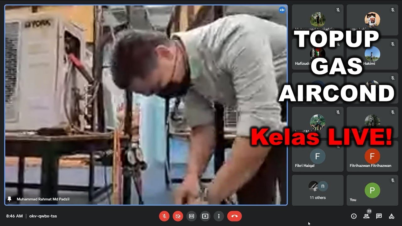 Topup Gas Aircond | LIVE Masa Kelas