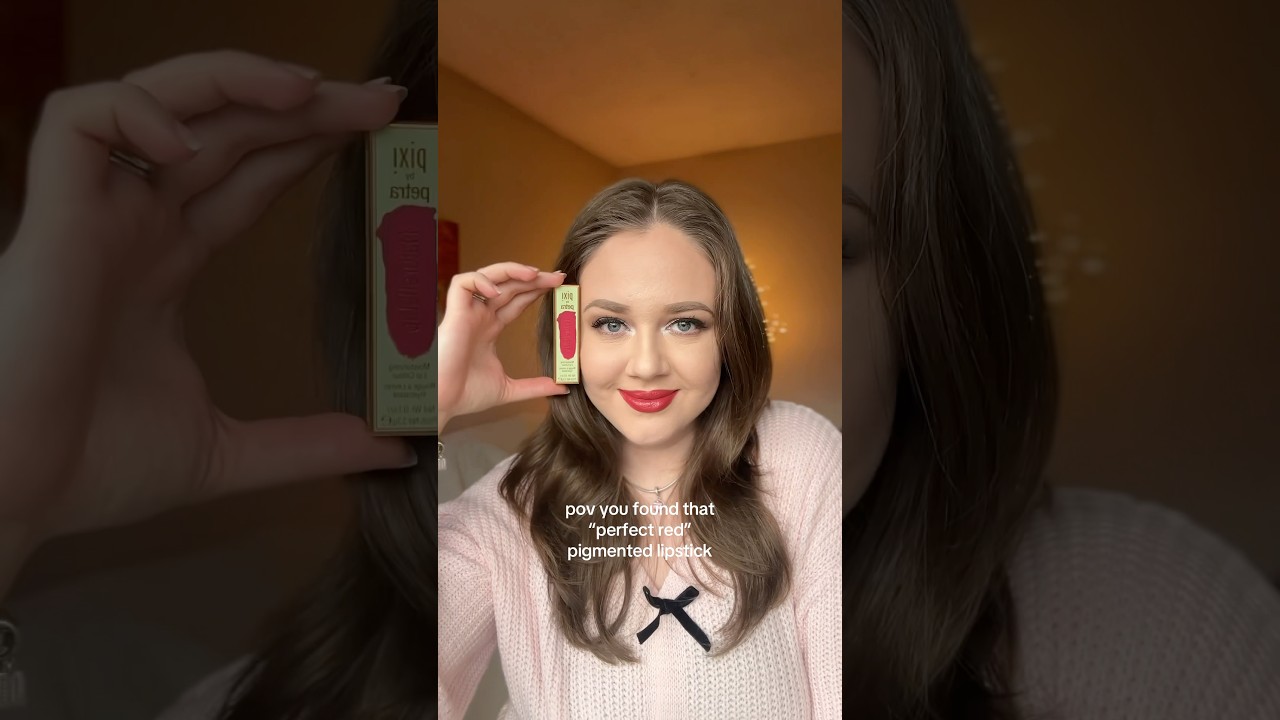 perfect red lipstick ​⁠​⁠