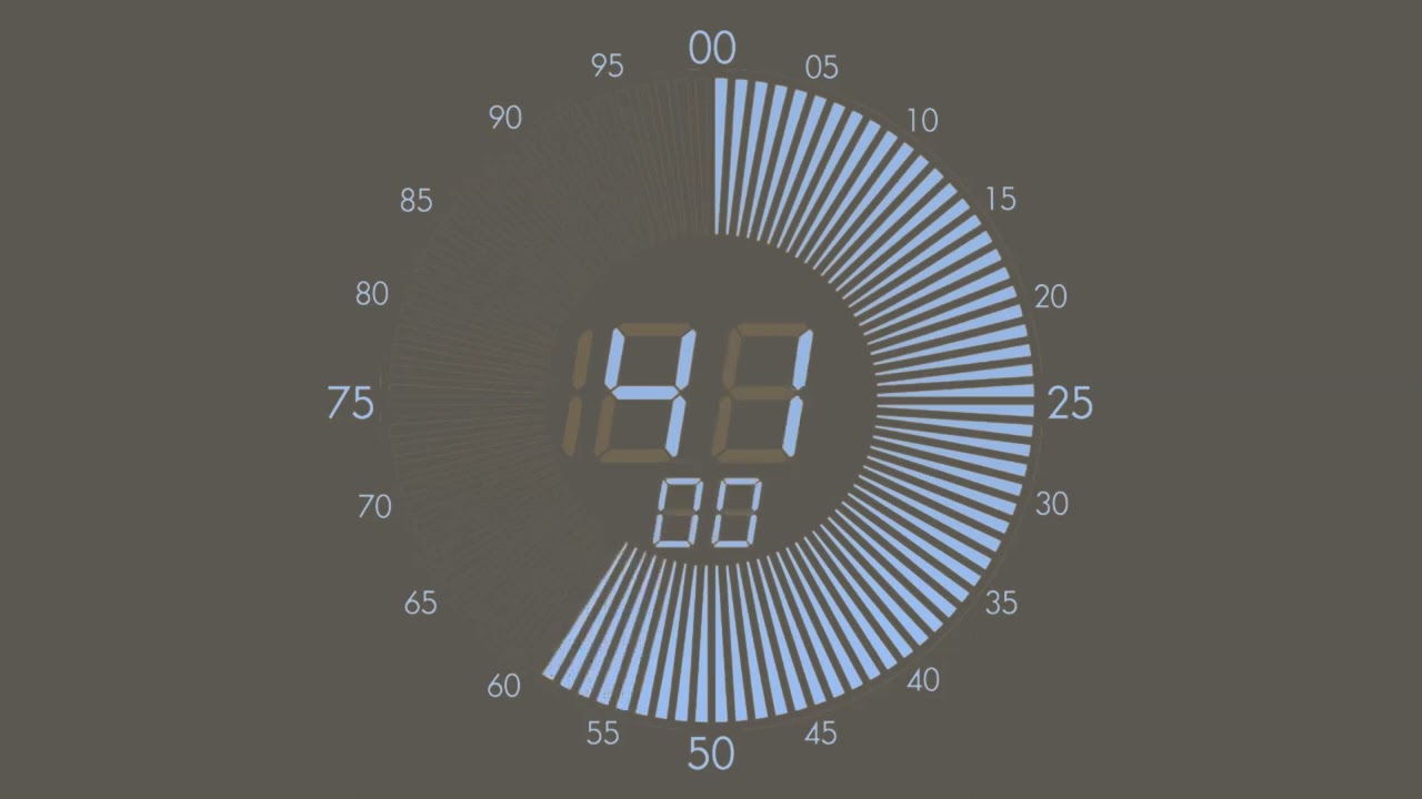 100 Seconds Countdown in Echo