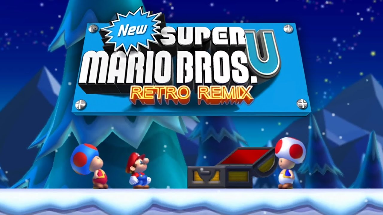 New Super Mario Bros U Retro Remix - World 2 - 100% Walkthrough