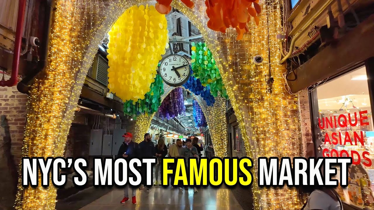 The Most FAMOUS Market in New York City Chelsea Market 4K Walking Tour | NYC Best Food Hall & Shops