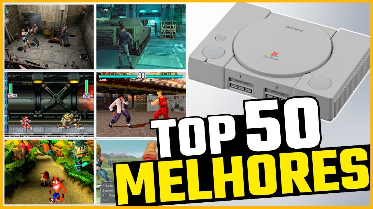 Os 50 MELHORES JOGOS do PLAYSTATION 1 que VOC&Ecirc; PRECISA JOGAR !!!