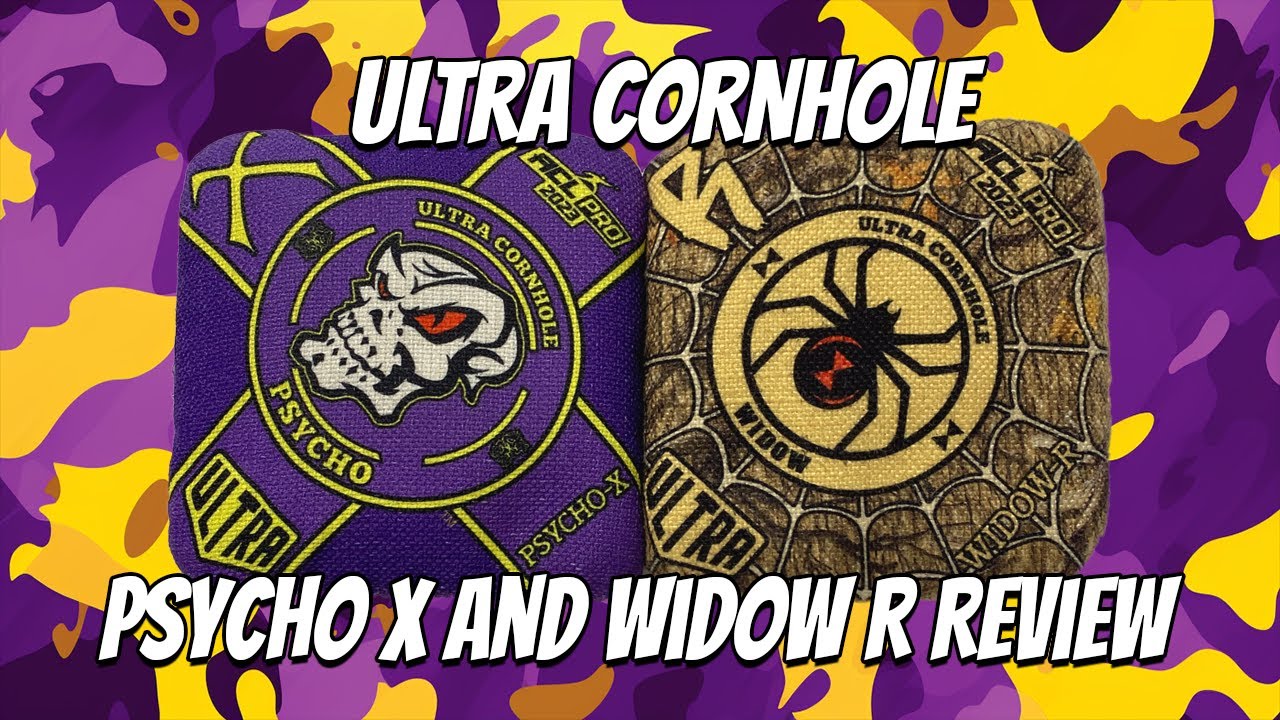 Обзор мешков для корнхола Ultra Cornhole Psycho X и Widow R - Эпизод 71