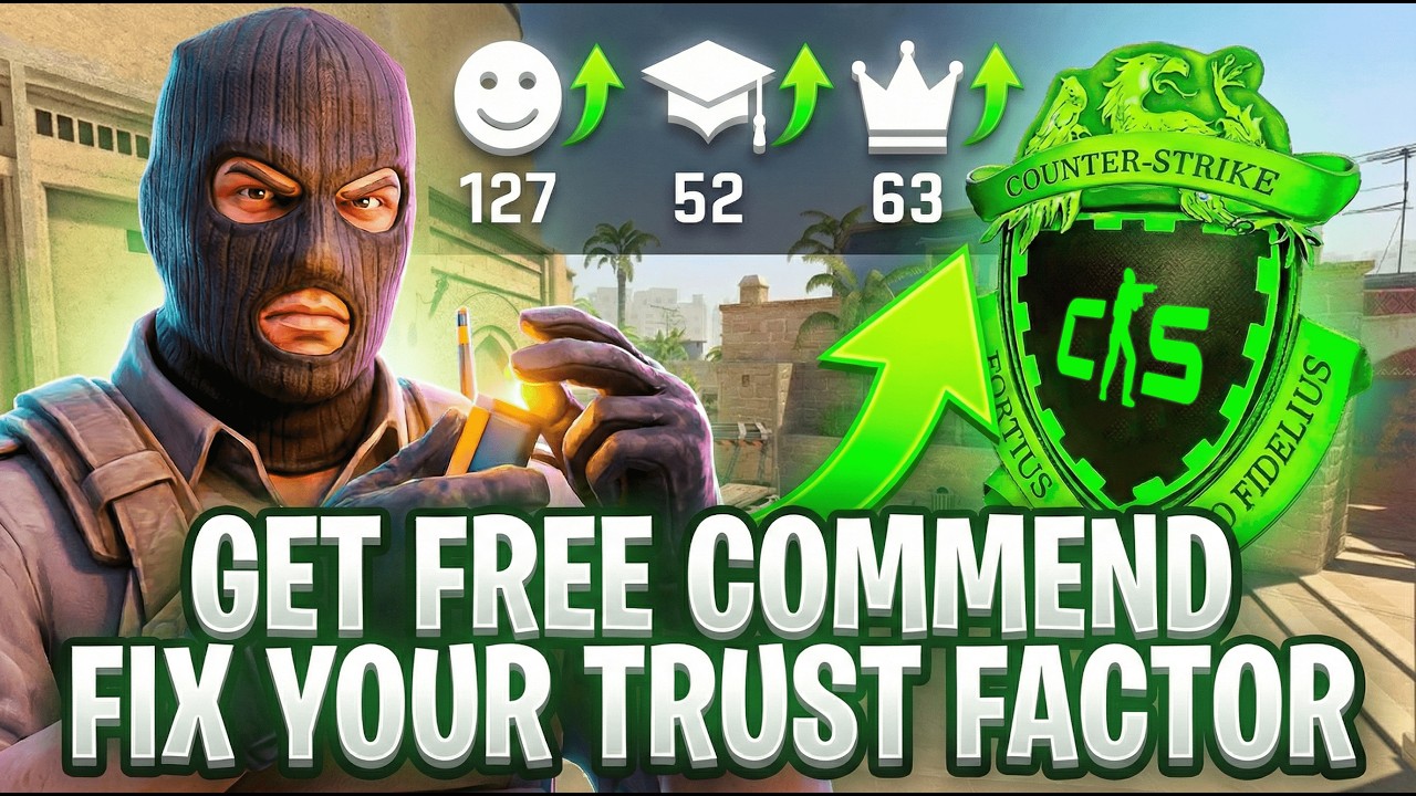 Get FREE CS2 Commends | Improve Trust Factor (Green Trust Factor)