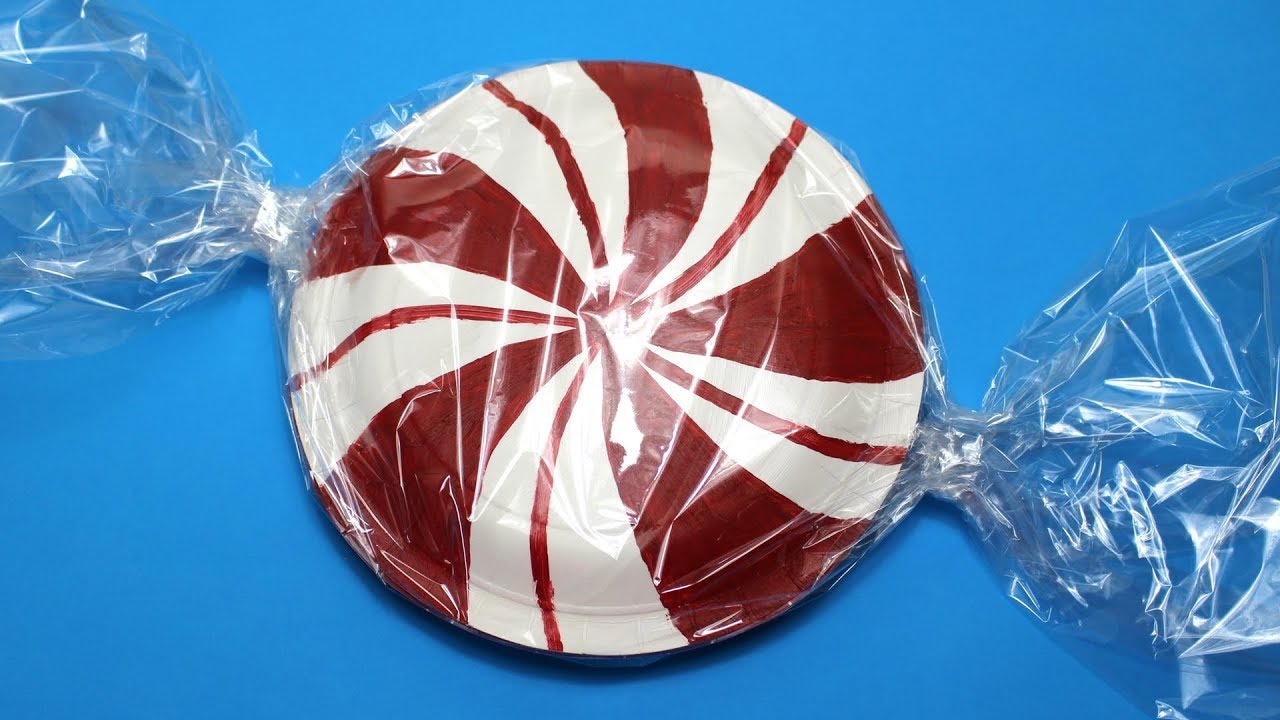 Paper Plate Candy Decoration | Christmas Ideas