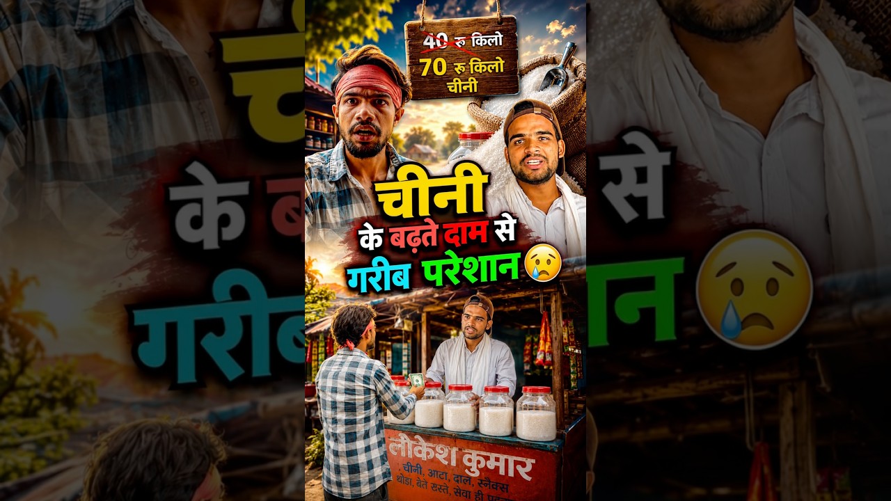 Cheeni हुई महँगी or Gareeb परेशान 🥺😭#reality #cheeni #shorts #trendingshorts