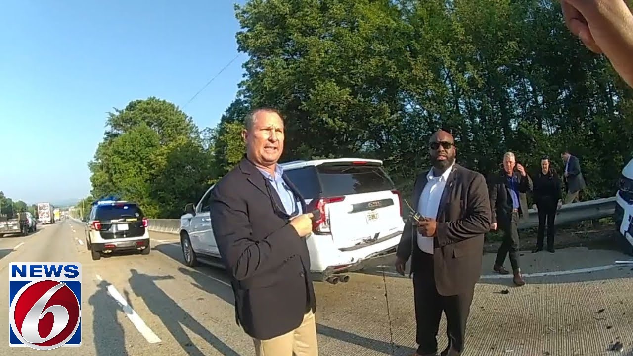 New video shows new angle to DeSantis motorcade crash