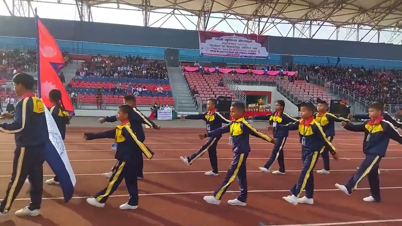 March Pass UNIPS Nepal Sports Meet 2080 & Small Heaven Academy