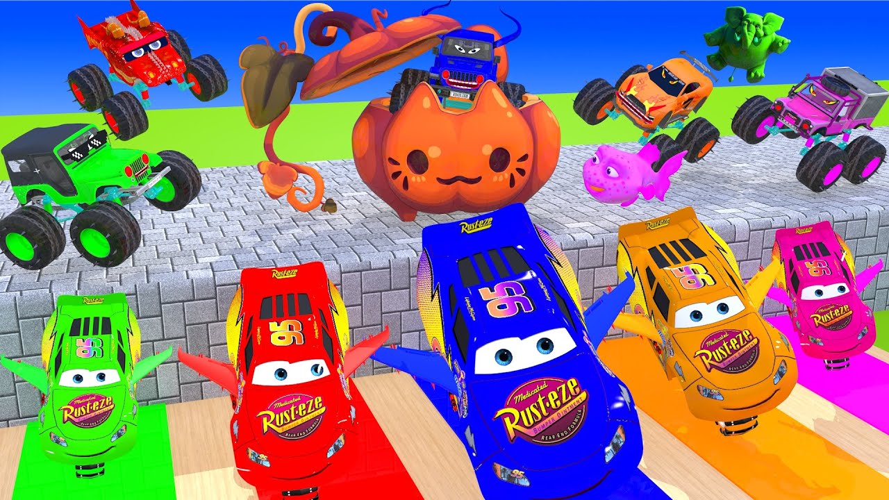 PAINT CAR MCQueen, SCHOOL BUS, ROADSTER, FERRARI, BUS, ROLLS-ROYCE, PAC PAC overcome challenges 2025
