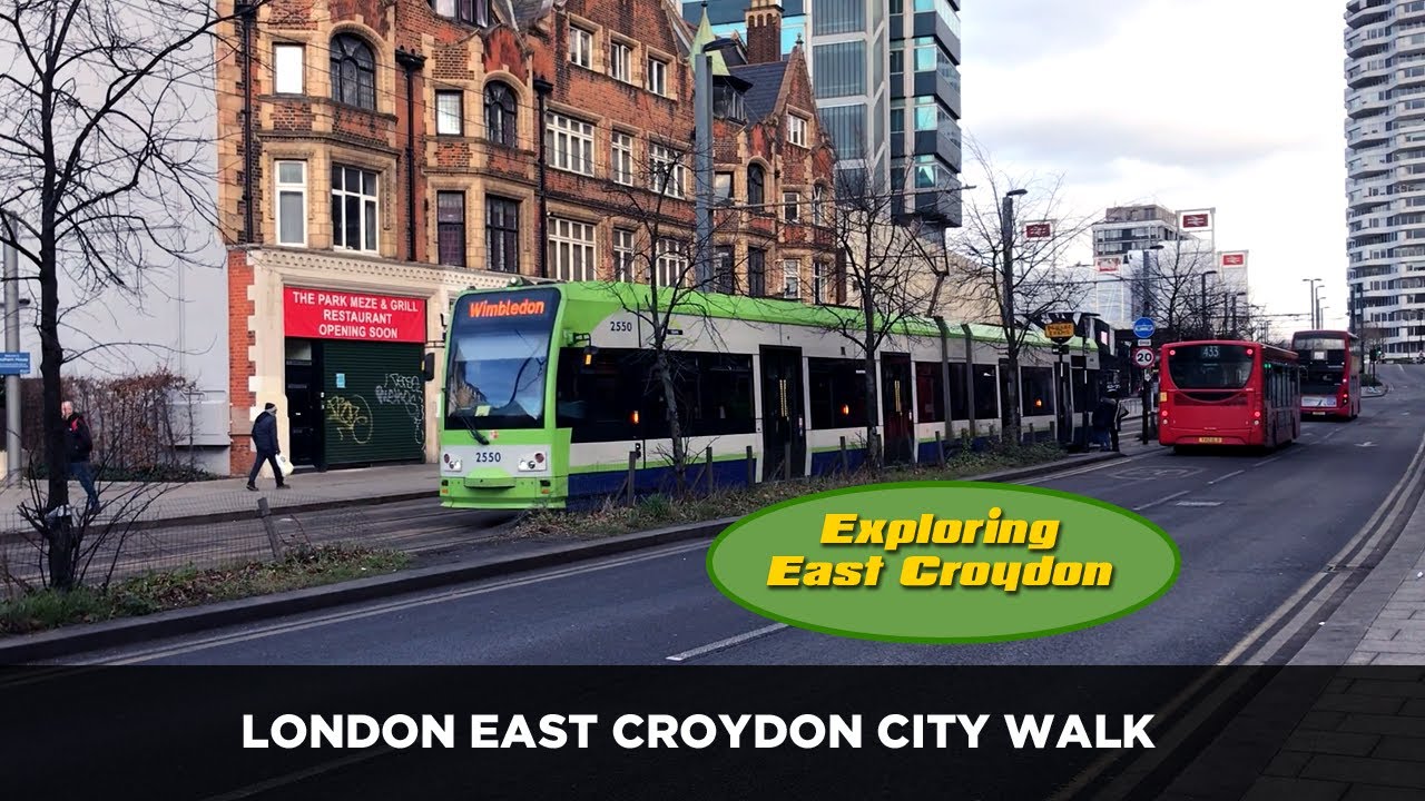 London East Croydon city walk 2022 | East Croydon walk in centre  | London tramlink in East Croydon