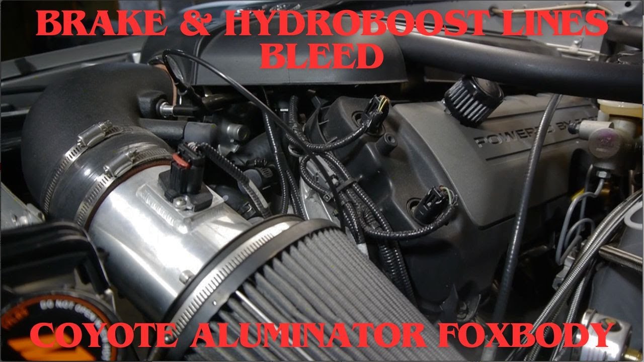 HYDROBOOST & BRAKE LINES BLEED