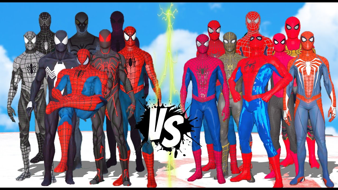 SPIDERMAN INTO THE SPIDER VERSE - 16 SPIDER MAN BATTLE