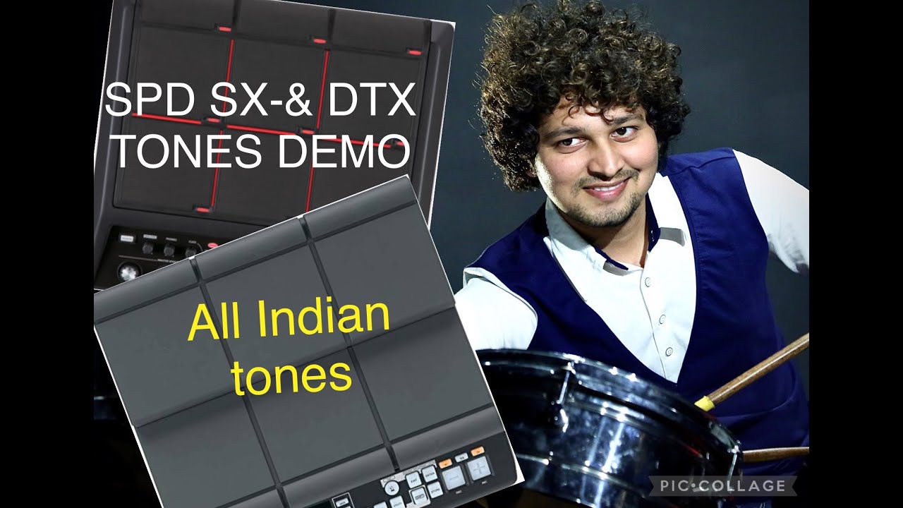 SPD SX & YAMAHA DTX ||DEMO TONES ||BY PAVAN KUMAR RHYTHM||