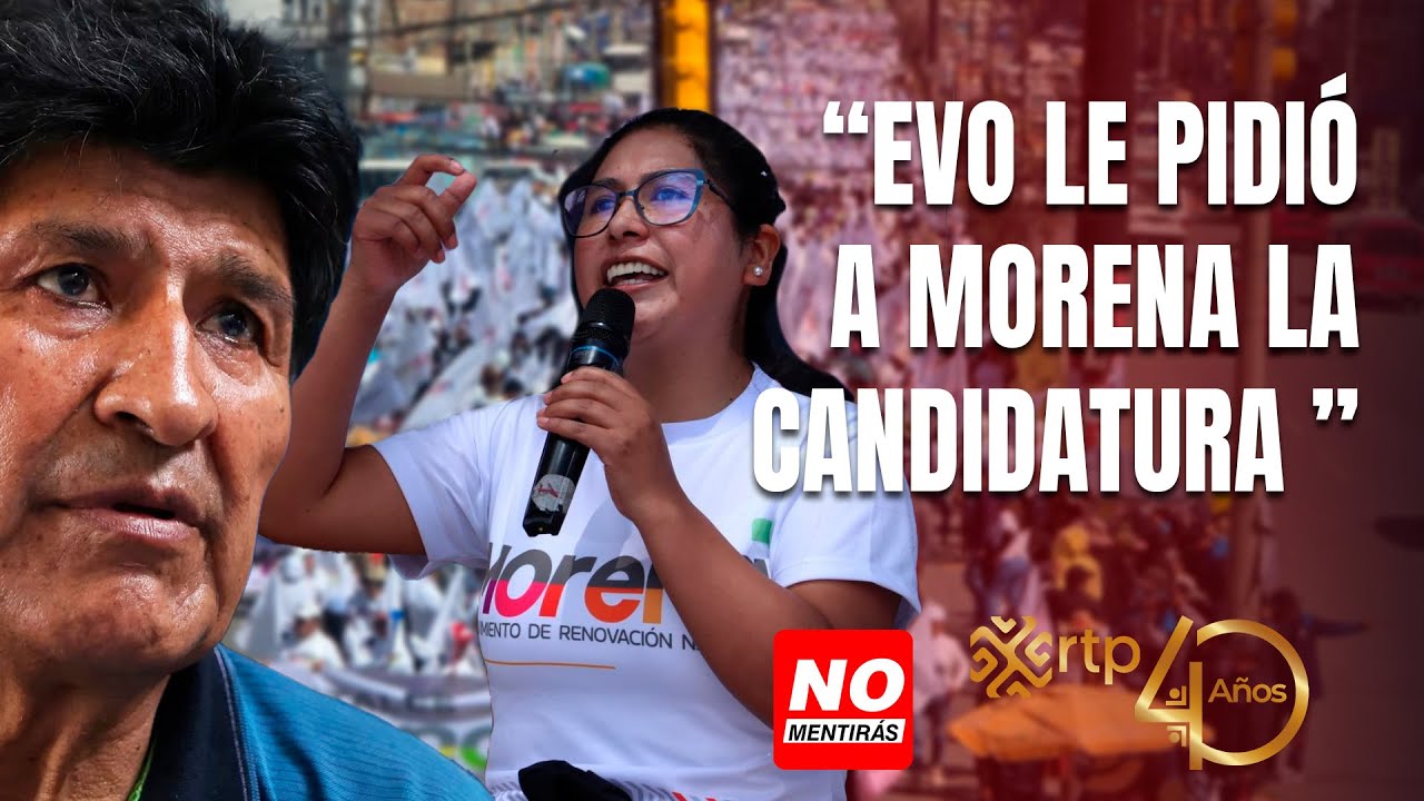 “Evo le pidió a Morena la candidatura a la presidencia y le dijeron que no”, confirmó Eva Copa