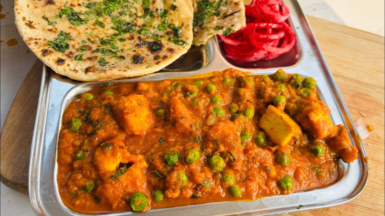 🔴Live Matar Paneer with Naan || Restaurant style Matar-paneer by@Divyasfood-rs1to #matarpaneer 