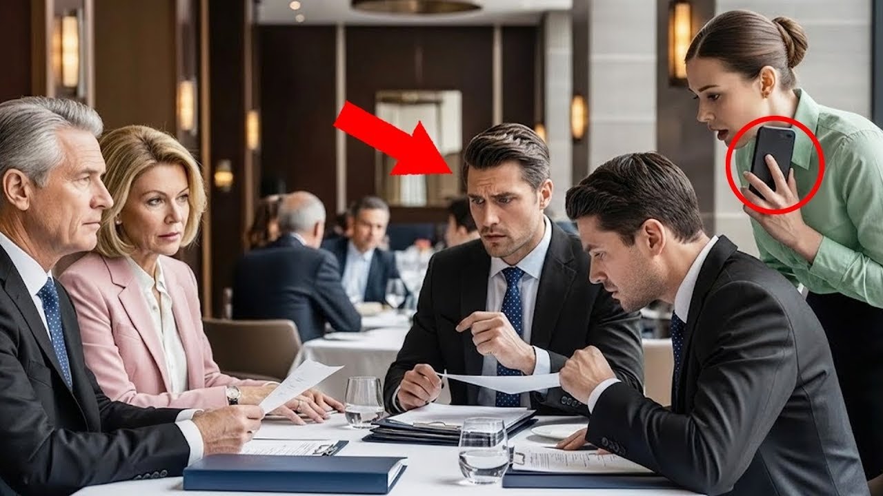 Une serveuse prend un appel étranger et sauve le plus grand client du PDG milliardaire à jamais