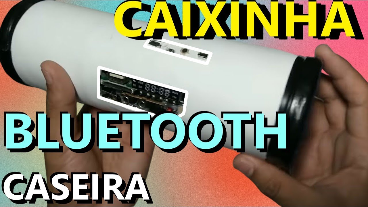 COMO FAZER CAIXINHA DE SOM BLUETOOTH  - ENTRADA PARA CARTÃO SD, CABO P2 AUXILIAR E RÁDIO FM