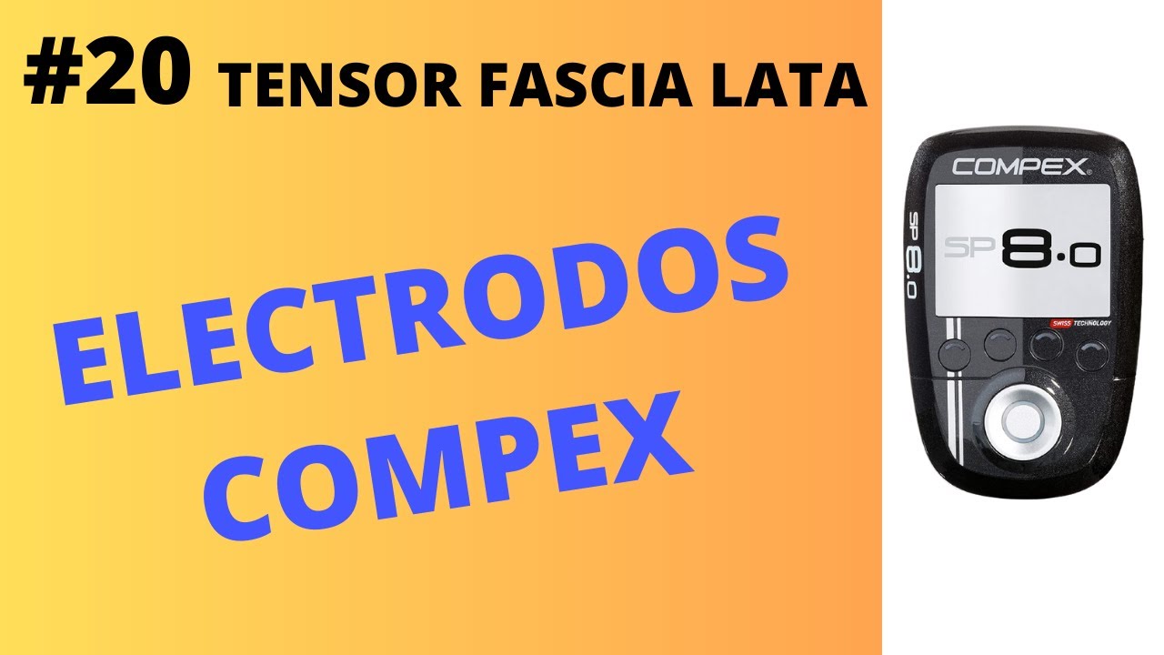 ⭕#20 COMPEX en TENSOR FASCIA LATA (TFL) - ¿Cómo se ponen los electrodos? Coloca bien los parches
