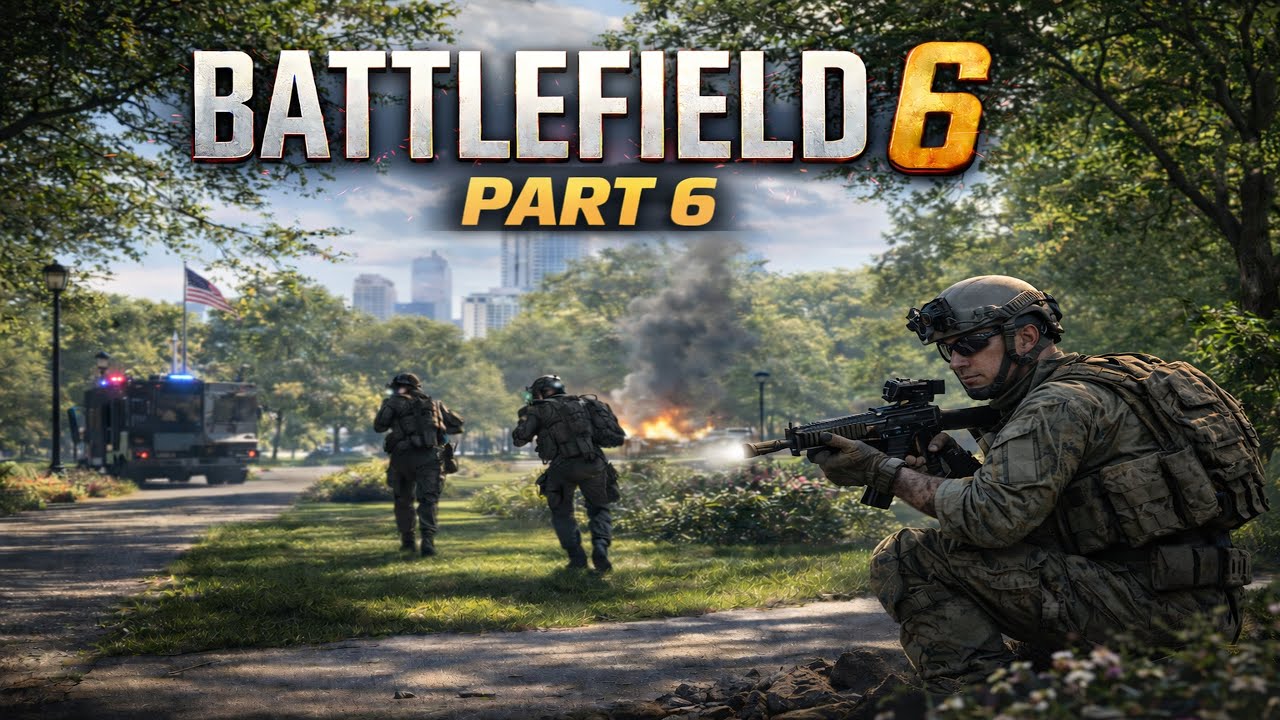 Battlefield 6 - Campaign - Part 6 - USA Misson - دمرنا شوارع امريكا