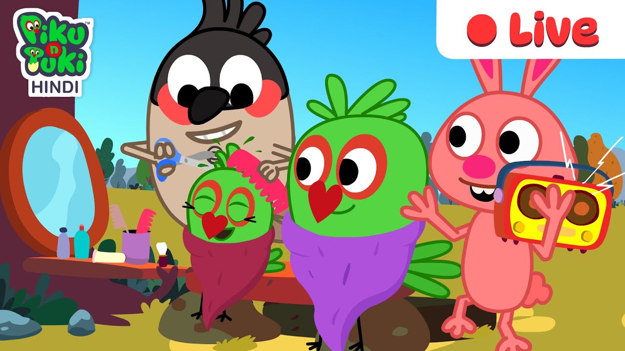 🔴LIVE Piku n Tuki Ki Hindi Kahaniyan | Hindi Cartoon for Kids | Live Cartoon Show