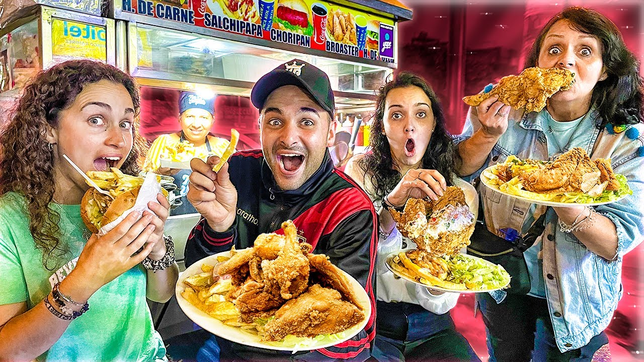 ESPAÑOLES PROBANDO COMIDA DE LA TIA VENENO!!