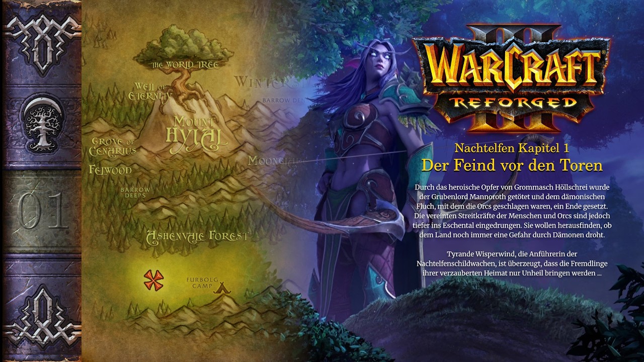 Warcraft III: Reforged Nachtelfen #01 - Der Feind vor den Toren - Ohne Kommentar