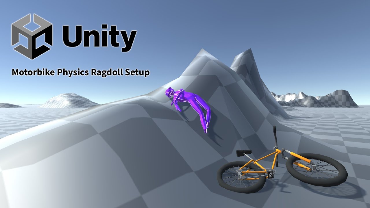 Ragdoll Setup Tutorial for Motorbike Physics Tool (Unity Tutorial)