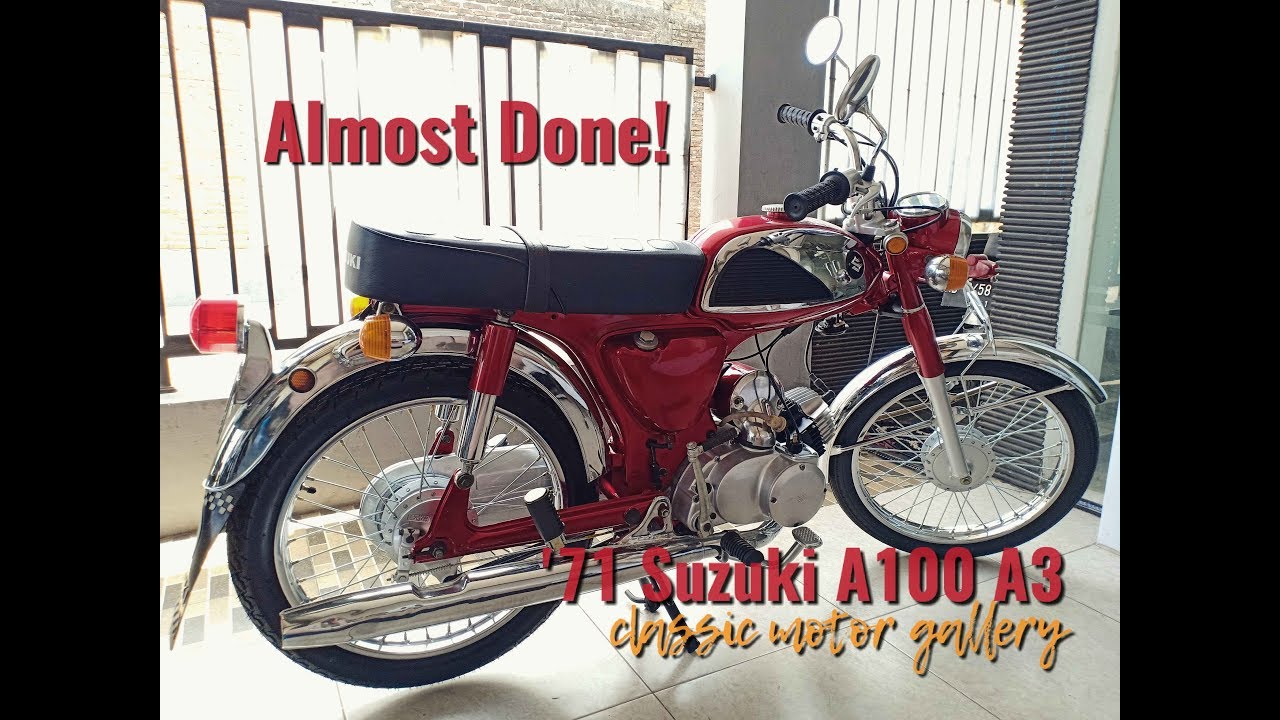 Motorcycle restoration - Timelapse Restorasi Suzuki A100 A3 || Link pembelian sparepart di deskripsi