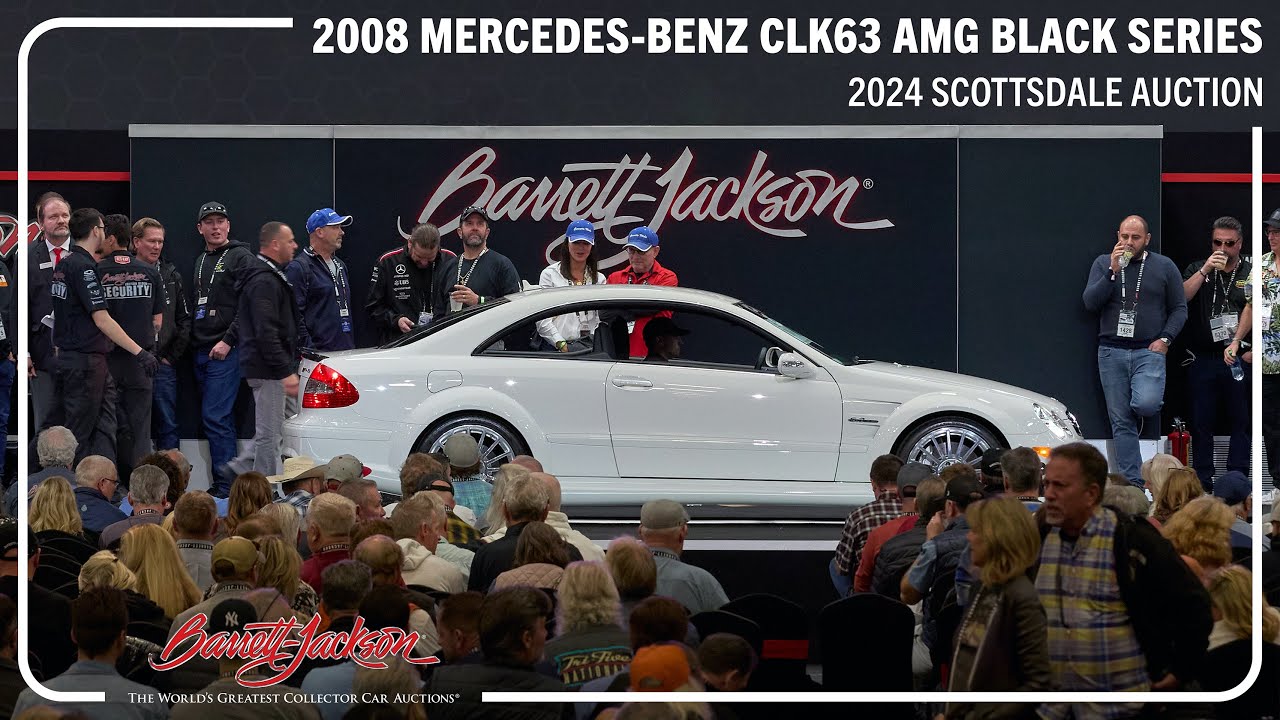 SOLD! 2008 Mercedes-Benz CLK 63 AMG Black Series - BARRETT-JACKSON 2024 SCOTTSDALE AUCTION