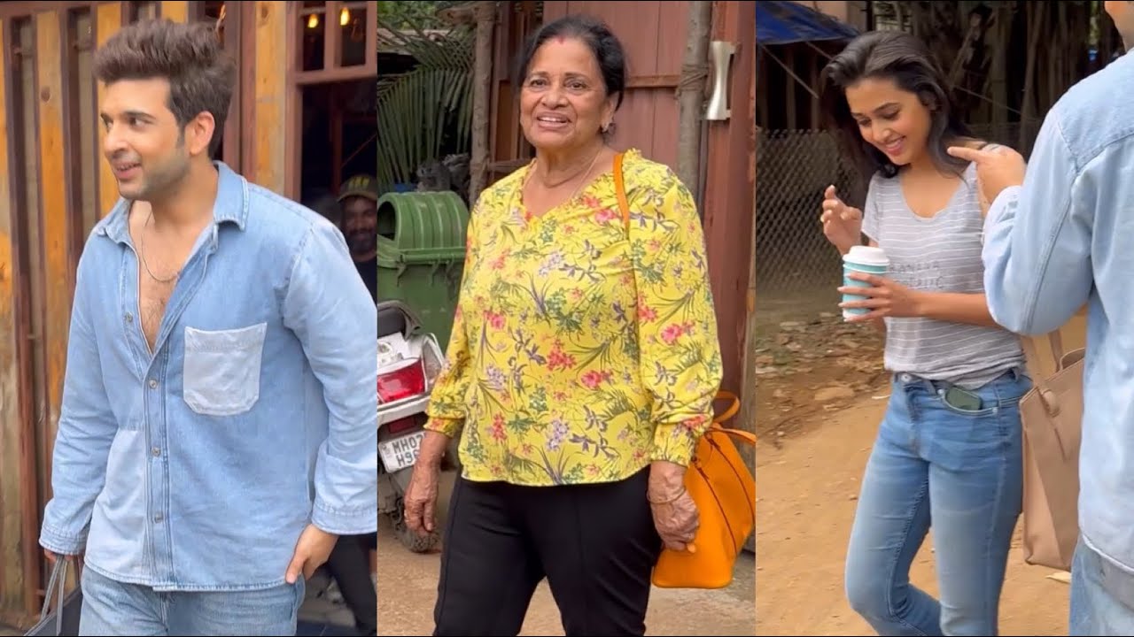 Karan Kundra Tejasswi Prakash & Family Brand Shoot In Mumbai Today