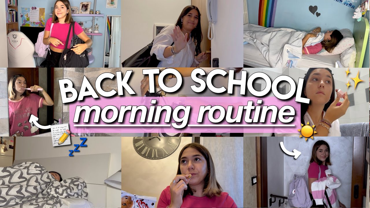 MORNING ROUTINE SUPER PRODUTTIVA☀️📝// back to school