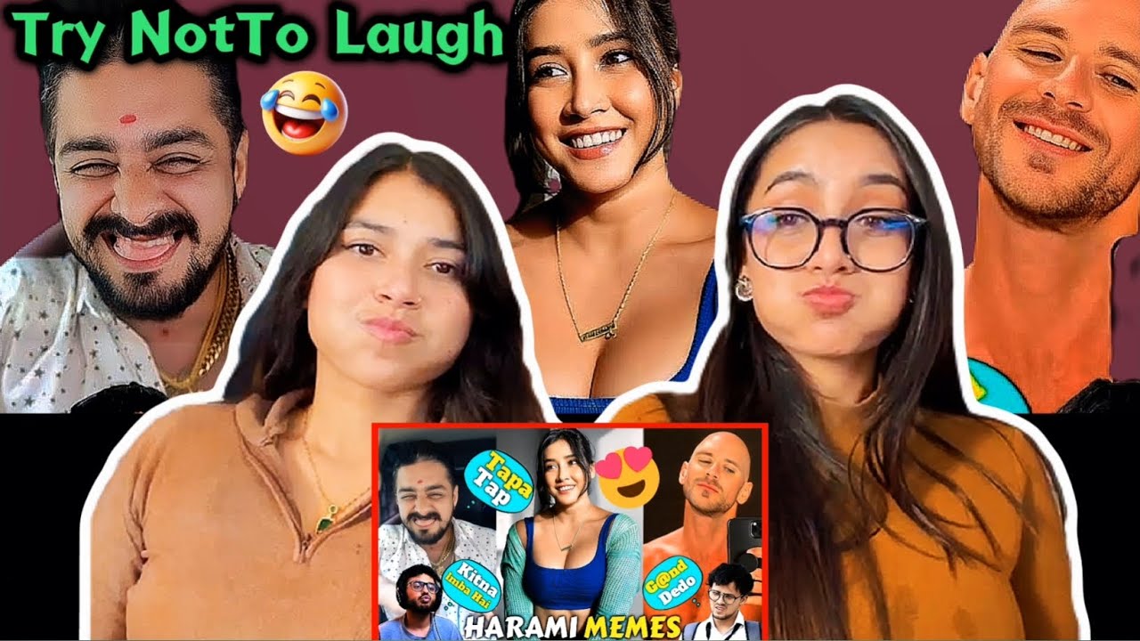 First Time Try Not To Laugh 🤣 Challenge With My Sister