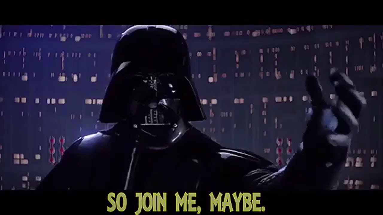 Darth Vader Sings Join Me Maybe (Carly Rae Jepsen - Call Me Maybe Star Wars Parody)