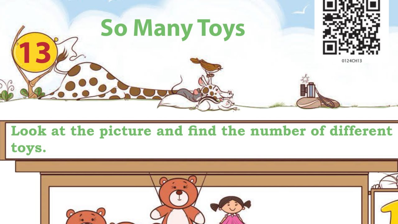 Class 1, Joyful maths chapter 13 So many toys solution with explanation