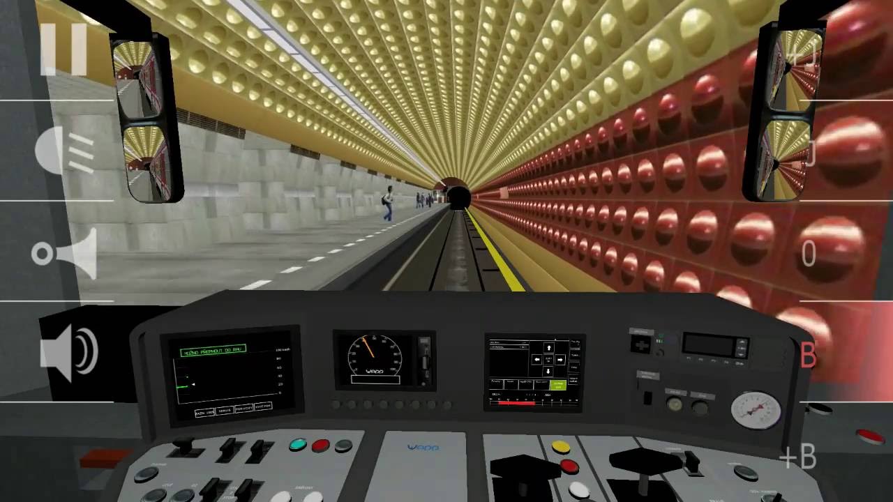 Subway Simulator Prague metro A Depo Hostivař - Nemocnice Motol (cabview)