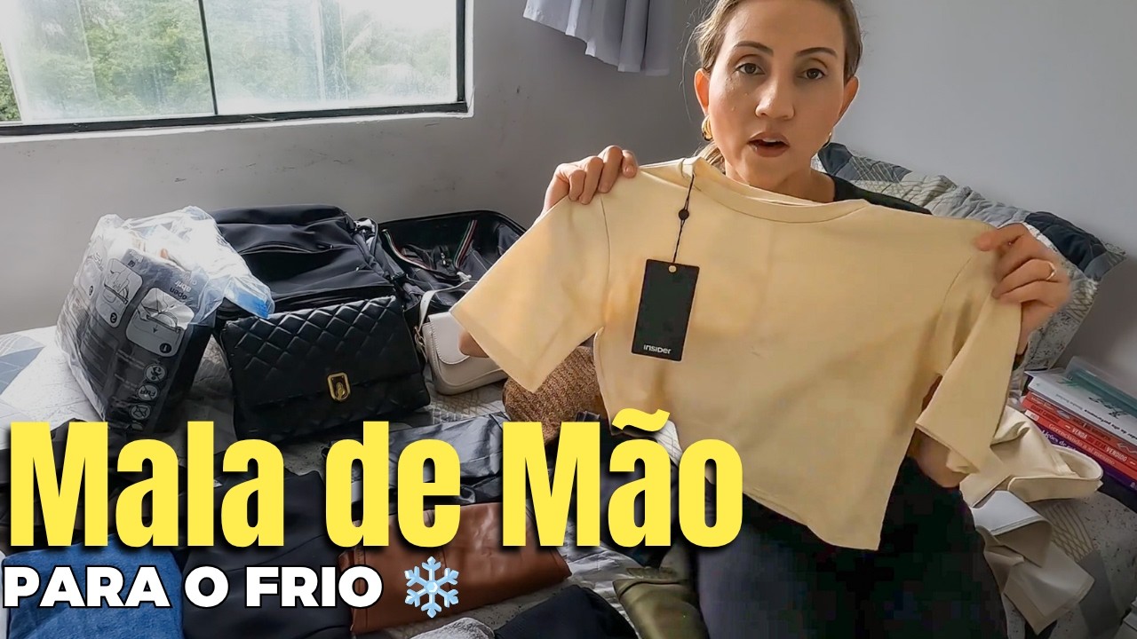 Montando uma Mala de mão pro frio - O que levar na mala de mão para Curitiba