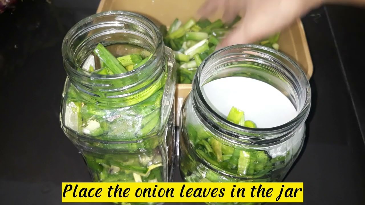 Pickled Onion Leaves | Onion | atsarang dahon ng sibuyas