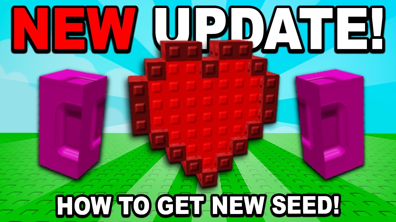 Семена цветка сердца!! (Новое обновление) | Вырасти сад в Roblox