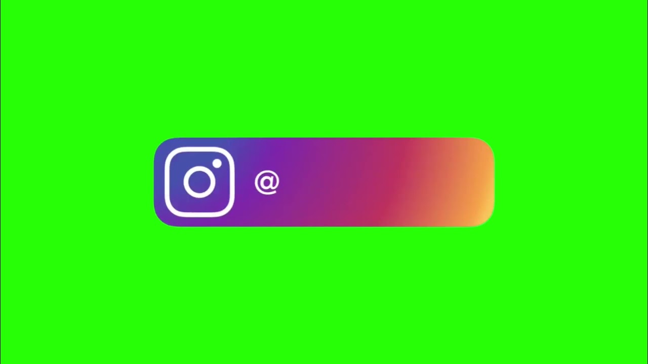 Font vert Instagram / Green Screen Chroma Key
