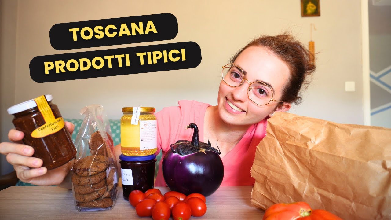 Scorta di prodotti tipici in Toscana