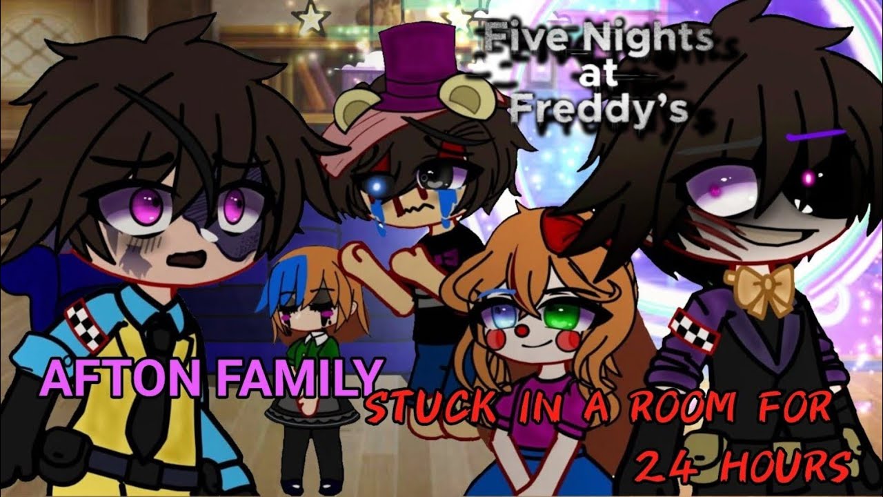 Afton Family Stuck in a room for 24 hours || FNaF || Gacha Club (OLD AU)