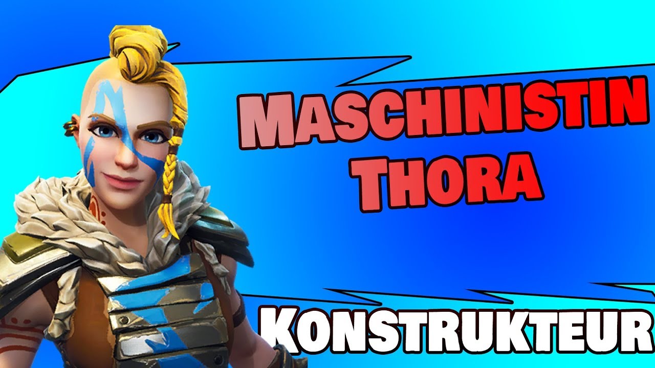 Maschinistin Thora - Fallengott! [NEU] | Fortnite Rette die Welt