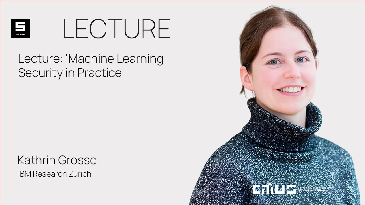 Lecture: 'Machine Learning Security in Practice'